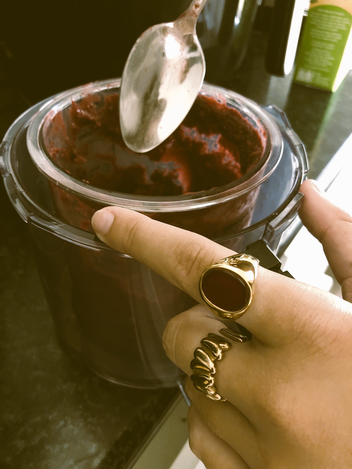 Acai Red Signet Ring