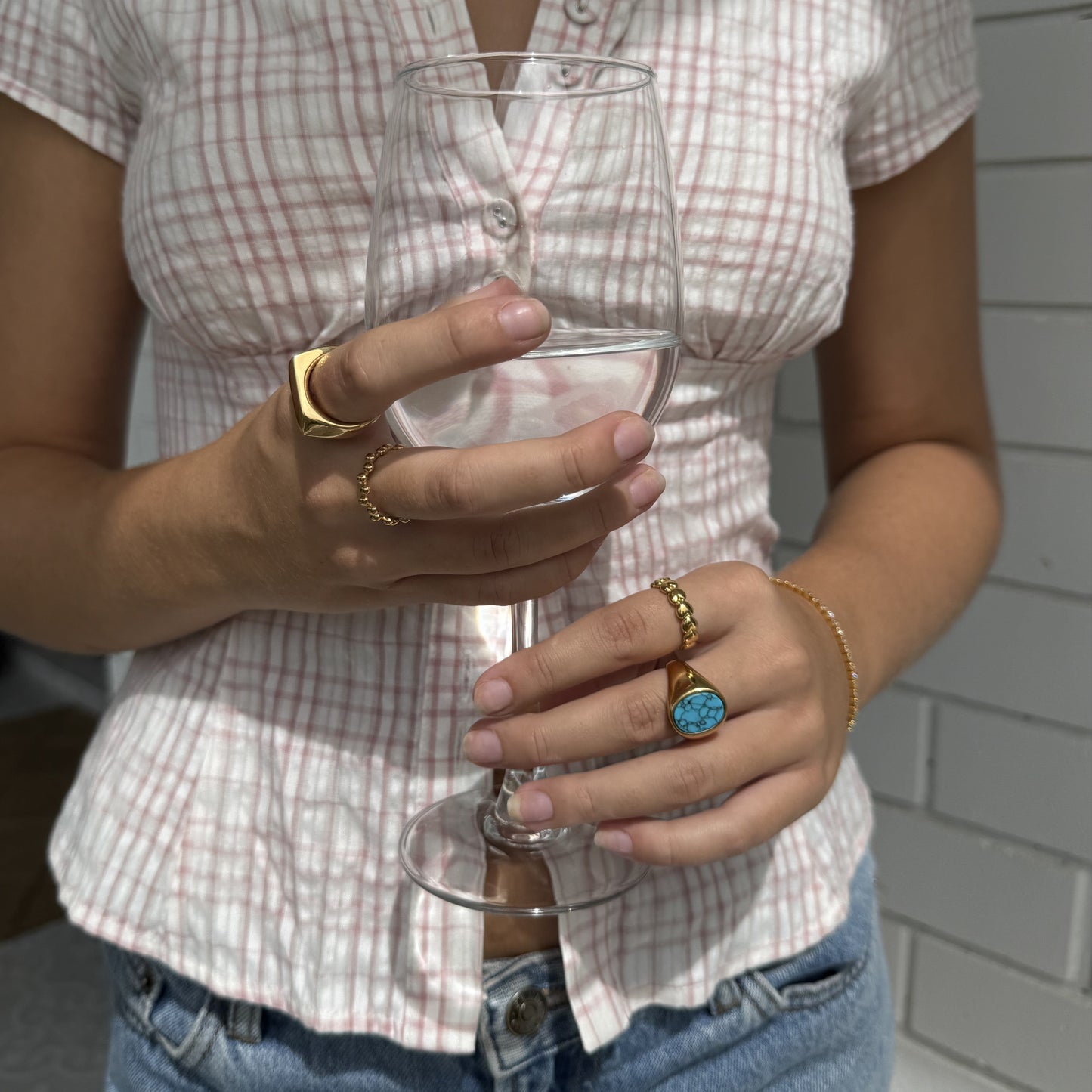 Broken Ocean Signet Ring