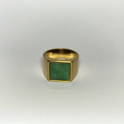 Lemoss Squared Signet Ring