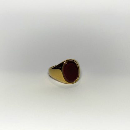 Acai Red Signet Ring