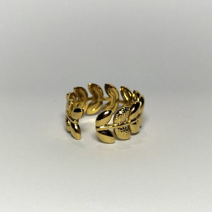 Gold Leaf Ring
